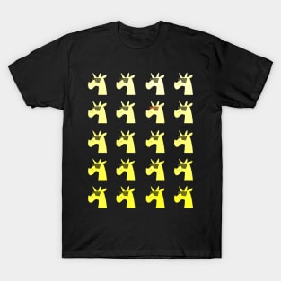 Golden Shades of Unicorn T-Shirt